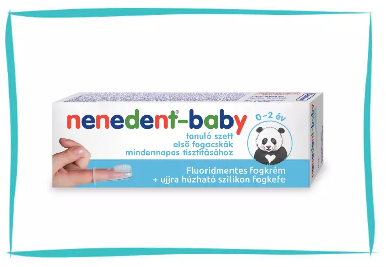 Nenedent<sup>®</sup>-Baby tanuló szett: fogkrém + fogkefe 20 ml
